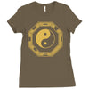 yin yang jingjang shirt china chinesisches denken Ladies Fitted T-Shirt