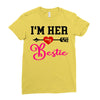 i'm her bestie Ladies Fitted T-Shirt