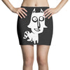 dog or fox Mini Skirts