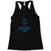 keep calm and grandaddy on! Racerback Tank