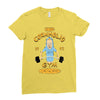 cornholio's gym Ladies Fitted T-Shirt