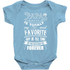 My Papa is Totally My Most Favorite Guy Of All Time Baby Bodysuit