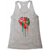 black power Racerback Tank