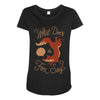 what does the fox say Maternity Scoop Neck T-shirt