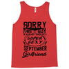 This Guy Is Taken By A Super Sexy September Girlfriend Tank Top