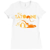 visit tatooine Ladies Fitted T-Shirt