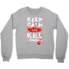 Keep Calm And Kill Zombies Crewneck Sweatshirt