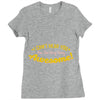 can't hear you too busy being awesome Ladies Fitted T-Shirt