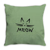MEOW CAT Throw Pillow