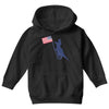 Patriotic T-Rex Youth Hoodie