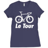le tour bike silhouette 2015 de france new Ladies Fitted T-Shirt