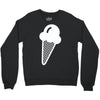ice cream cone funny Crewneck Sweatshirt