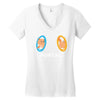 Portal Cat Women's V-Neck T-Shirt