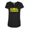 Girl Power May The Empowerment With You Maternity Scoop Neck T-shirt