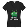 He Will Kill Again Women's V-Neck T-Shirt