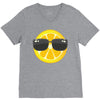 Lemon with Glasses V-Neck Tee