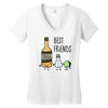 tequila   best friends Women's V-Neck T-Shirt