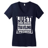 Just One More Traveling I Promise Women's V-Neck T-Shirt