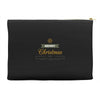 snow merry christmas Accessory Pouches