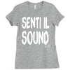 senti il sound marco mengoni Ladies Fitted T-Shirt