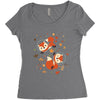 space fox Women's Triblend Scoop T-shirt