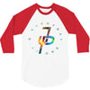 jake paul colorful 3/4 Sleeve Shirt