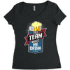 drinking beer Women's Triblend Scoop T-shirt