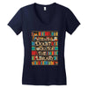 harry potter when in doubt go to the library Women's V-Neck T-Shirt