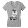 Trust Me i'm Doctor Women's V-Neck T-Shirt