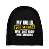 my job is top secret Baby Beanies