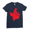 gun 'em down Ladies Fitted T-Shirt