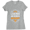 Legends are born in January Ladies Fitted T-Shirt