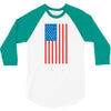 american flag 3/4 Sleeve Shirt