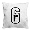 Rainbow Six Siege Throw Pillow
