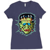 vintage frankenstein mask Ladies Fitted T-Shirt