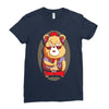 brown bear Ladies Fitted T-Shirt