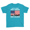 Lets Pray For Vegas, God Bless Youth Tee