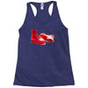 red skinhead bovver boots ideal birthday gift or present Racerback Tank
