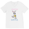 Bunny Happy Easter V-Neck Tee