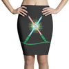 christmas lightsabers Pencil Skirts