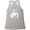 iron sheik wrestling iran funny Racerback Tank