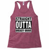 straight outta greasy grove Racerback Tank