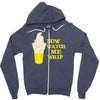now watch me whip Zipper Hoodie