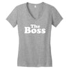 The Boss Women's V-Neck T-Shirt