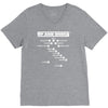 up and under formation V-Neck Tee