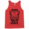 Never Underestimate Dog Rescuer Who Was Born July Tank Top