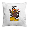 wood monster Throw Pillow