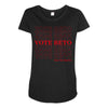 Vote Beto Maternity Scoop Neck T-shirt