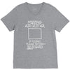 missing air guitar V-Neck Tee