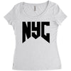 nyc new york city Women's Triblend Scoop T-shirt